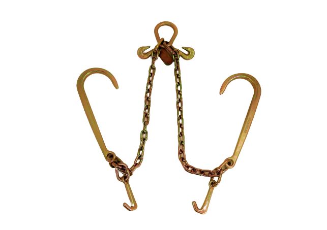 T&amp;A 24" V-Bridle Chain with Big 15" J and Mini J Hooks