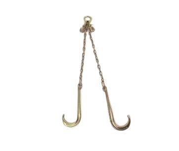 T&amp;A 24" V-Bridle Chain with Big 15" J Hook