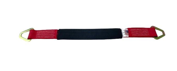 2" x 36" Axle Strap with D Ring - Diamond Weave