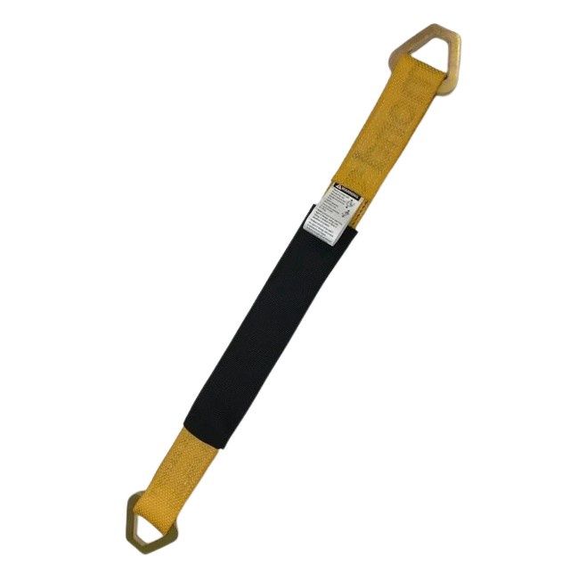 2" x 36" Axle Strap with D Ring - Diamond Weave, Colors: BLACK