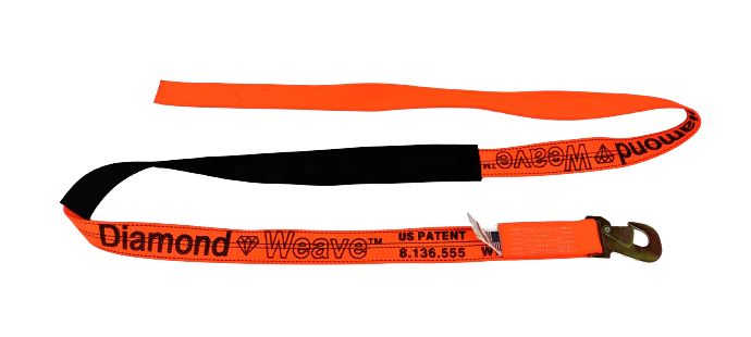 2" X 100" w/ 5# Snap Hook / 18" Sleeve - Diamond Weave