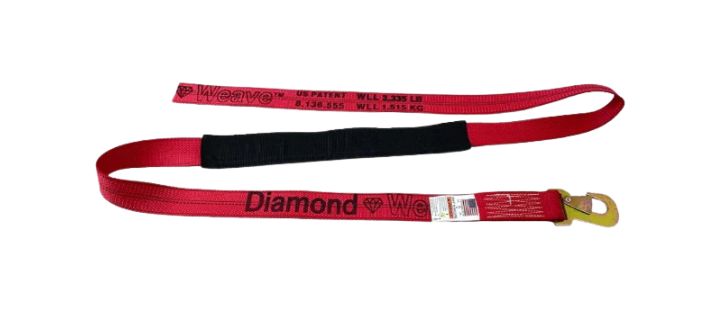 2" X 100" w/ 5# Snap Hook / 18" Sleeve - Diamond Weave