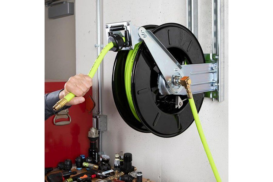 Flexzilla Pro Air Dual Axle Arm Hose Reel