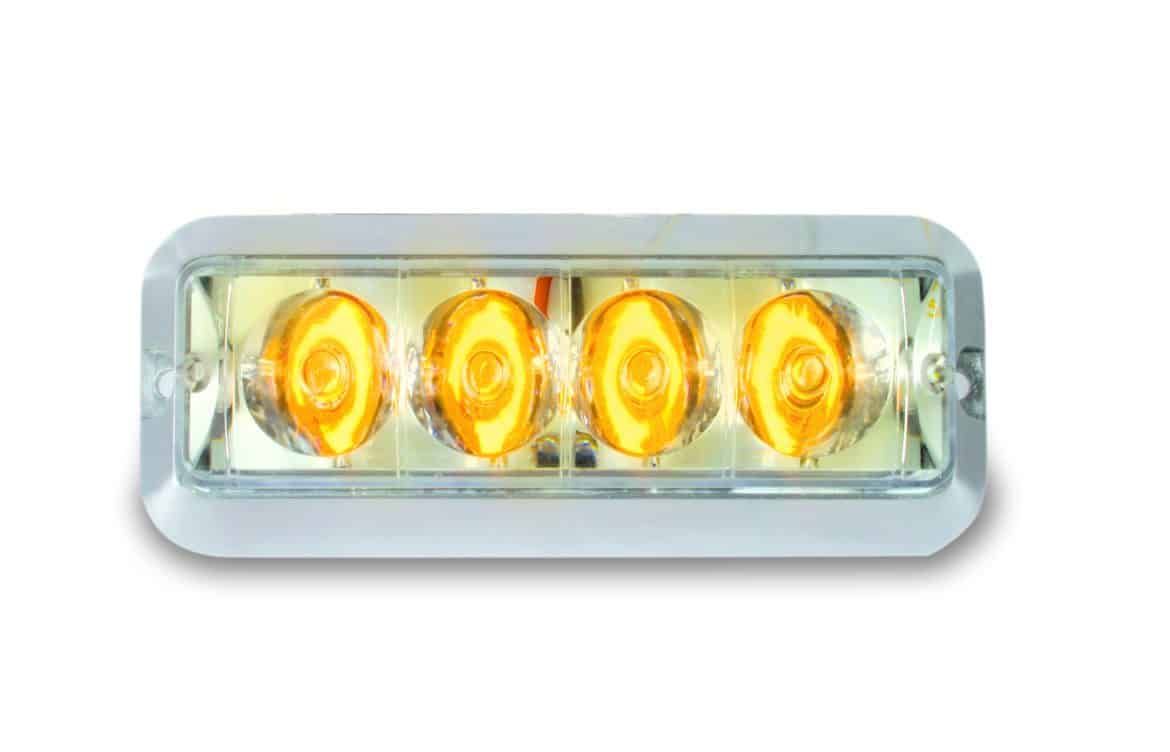 LED Warning Light (strobe), Colors: AMBER