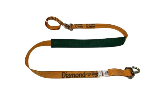 2" x 12' with Swivel J and Rubber Cleats (Strap only)