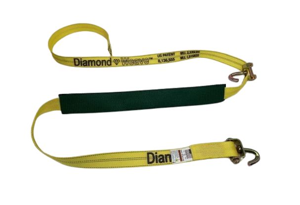 2" x 12' with Swivel J and Rubber Cleats (Strap only)