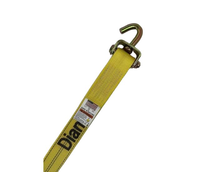 2" x 12' with Swivel J and Rubber Cleats (Strap only)