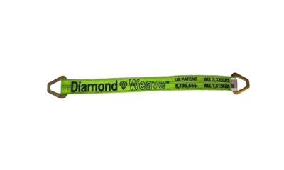 2" x 24" Axle Strap with A Plate - Diamond Weave