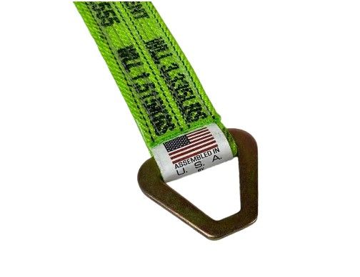 2" x 24" Axle Strap with A Plate - Diamond Weave