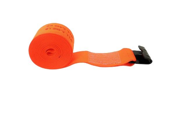 4" X 30' Flat Hook Strap - Diamond Weave