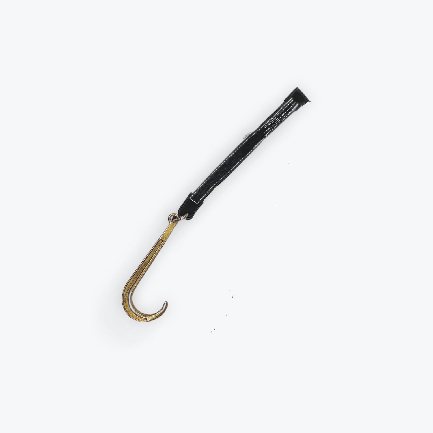 2" X 100" J Hook Strap w/ 15" J Hook - Diamond Weave, Colors: BLACK