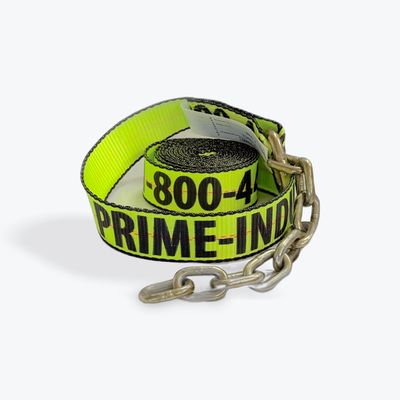 HiViz Green Prime Industries - 2" x 18' Chain Strap