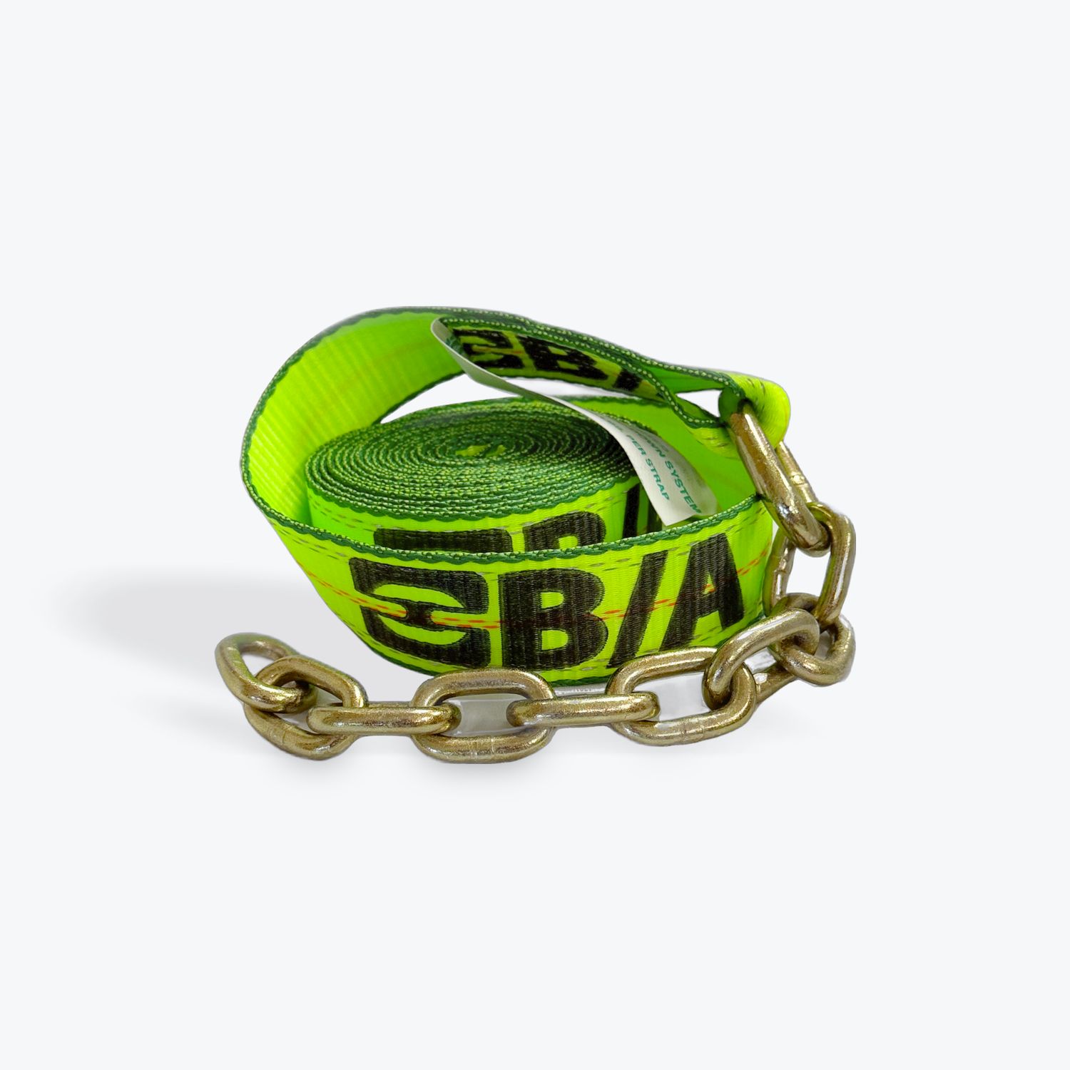 HiViz Green Reflective 2" x 18' Chain Strap