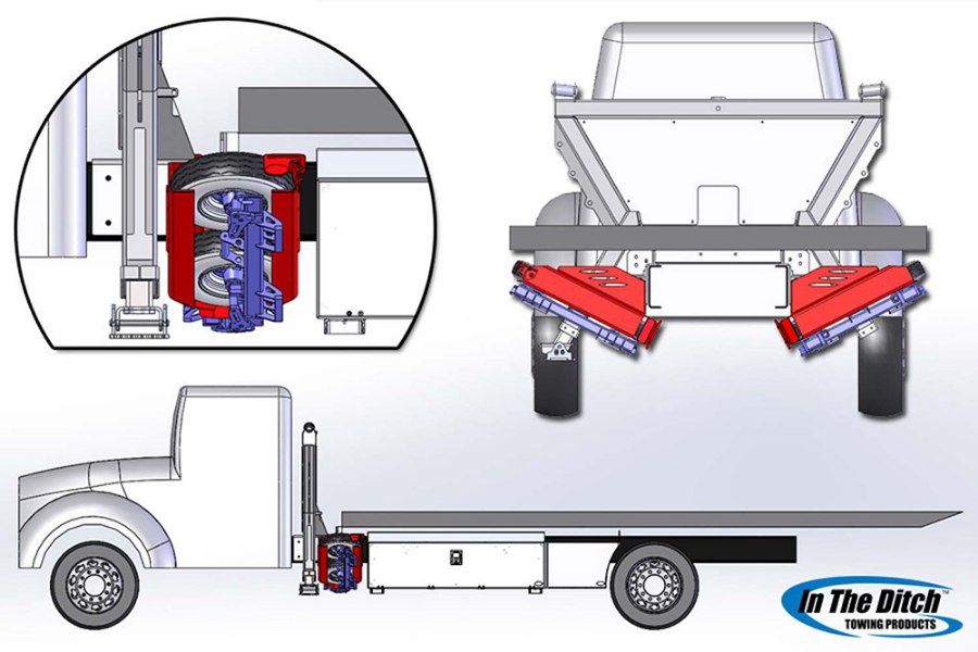 In The Ditch Car Carrier Dolly Mount