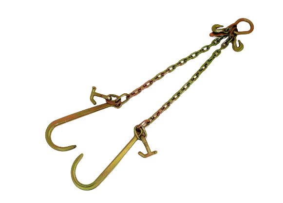 T&amp;A 24" V Chain with 15" J Hooks and T-J hooks