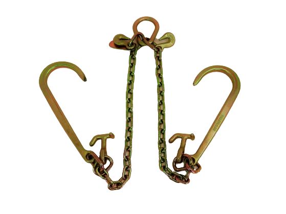 T&amp;A 24" V Chain with 15" J Hooks and T-J hooks