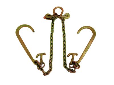 T&amp;A 24" V Chain with 15" J Hooks and T-J hooks
