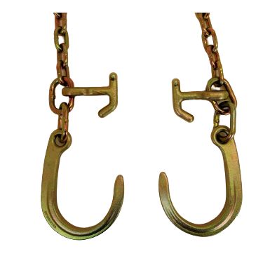 T&amp;A 24" V Chain with 8" J Hooks and T-J hooks