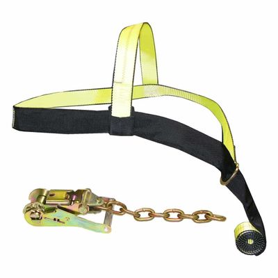 2" D-Ring Basket Strap w/Sleeve, Plain End
