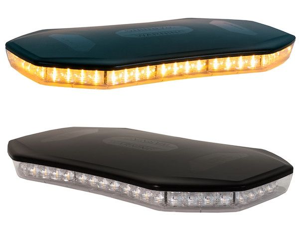 Class 1 Low Profile Hexagonal LED Mini Light Bar, Colors: AMBER/CLEAR
