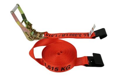 2” x 30’ Ratchet Assembly with Flat Hooks - Diamond Weave