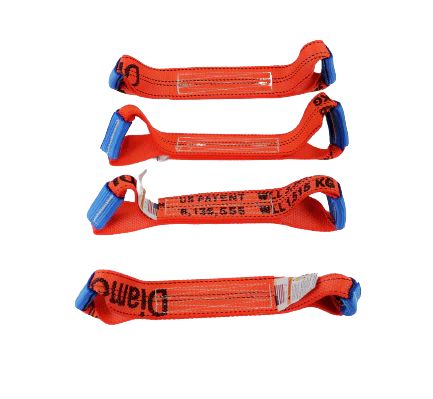 2" Dogbone - Diamond Weave - 14" ( SINGLE STRAP)