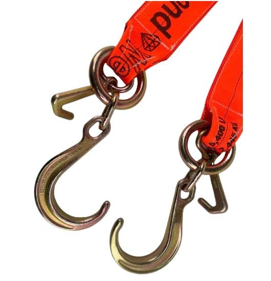 2" x 24" Bridle w/ 8" Forged J Hooks &amp; Mini J