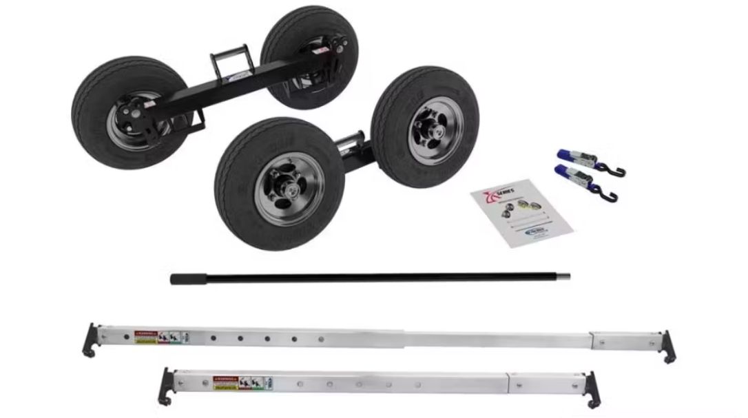 In The Ditch X-Series SLX Dolly Sets Speed Lube Spindle, Finish: Black Powder Coat, Size: 4.8
