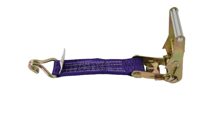 2" X 11' with Ratchet and Wire Hooks / Rubber Cleats