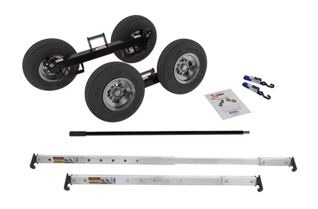 In The Ditch X-Series XL Dolly Sets, Finish: Black Powder Coat, Size: 4.8