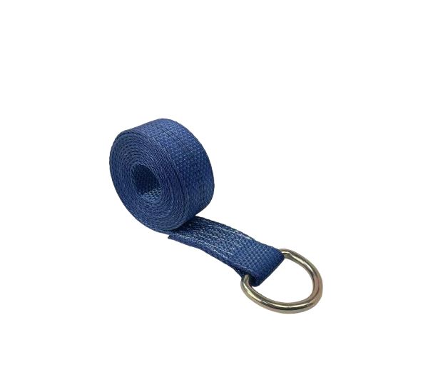 2" x 100" Lasso Strap with D Ring - Diamond Weave, Colors: BLACK