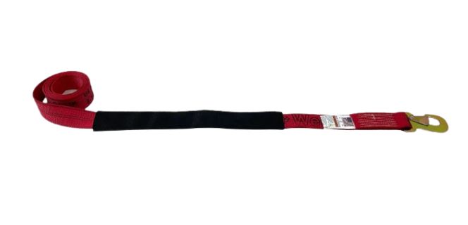 2' x 10" Flat Snap Hook Strap - Diamond Weave