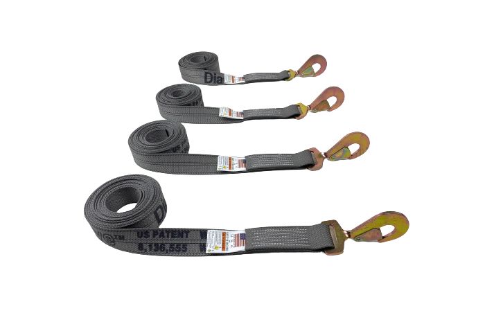 2" x 14' w/ Twisted Snap Hook - Diamond Weave