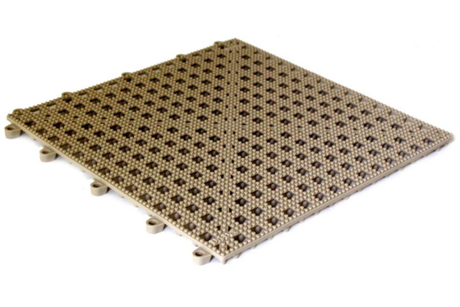 Dri-Dek 1' x 1' Interlocking Tile, Colors: ALMOND