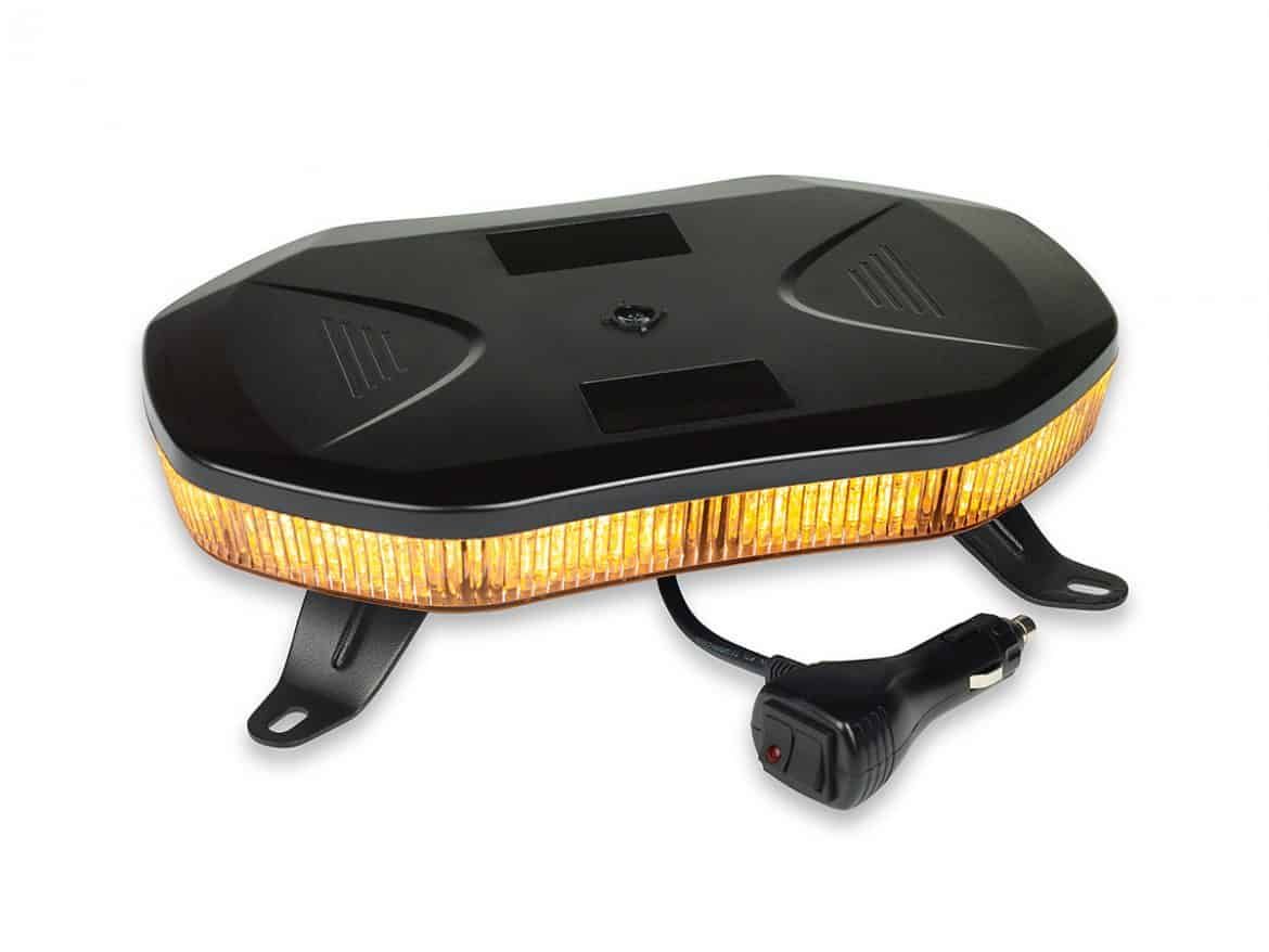 11″ AMBER LED Rooftop Light Bar, Mount: Magnetic