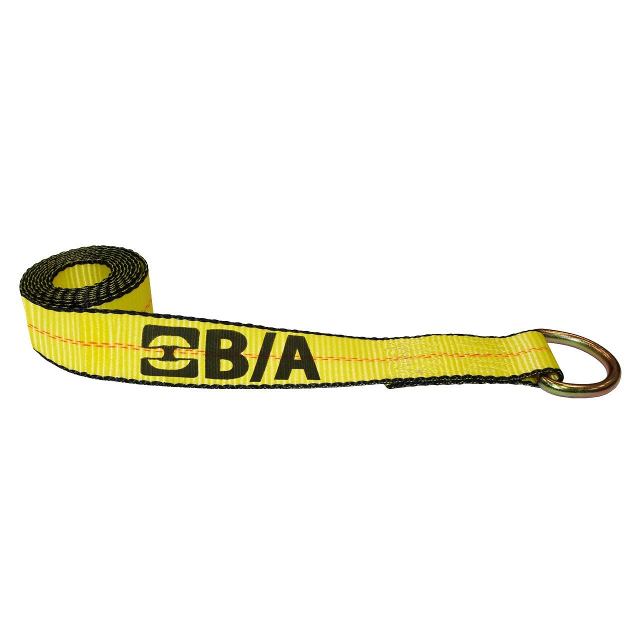 2" D-Ring Wheel Lift Strap, Length: 8'