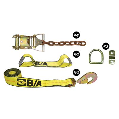 2" x 14' Original Patented Roll Back Tie-Down System w/D-Rings