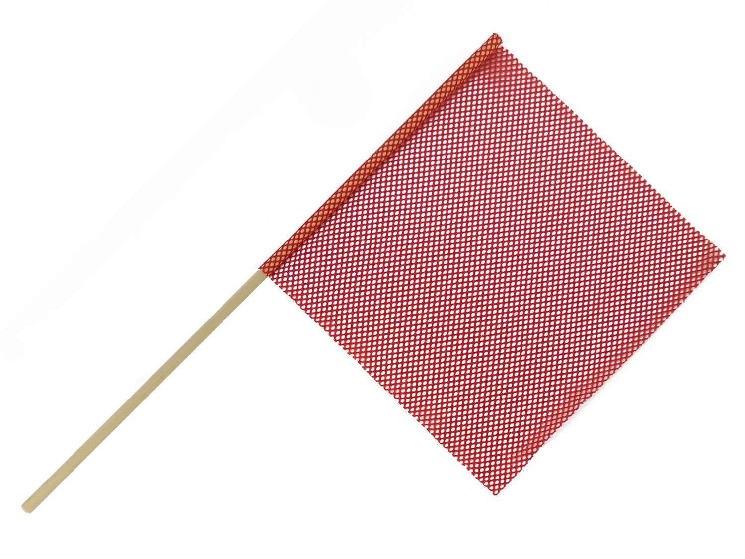 5/8" x 18" RED Dowel Warning Flag