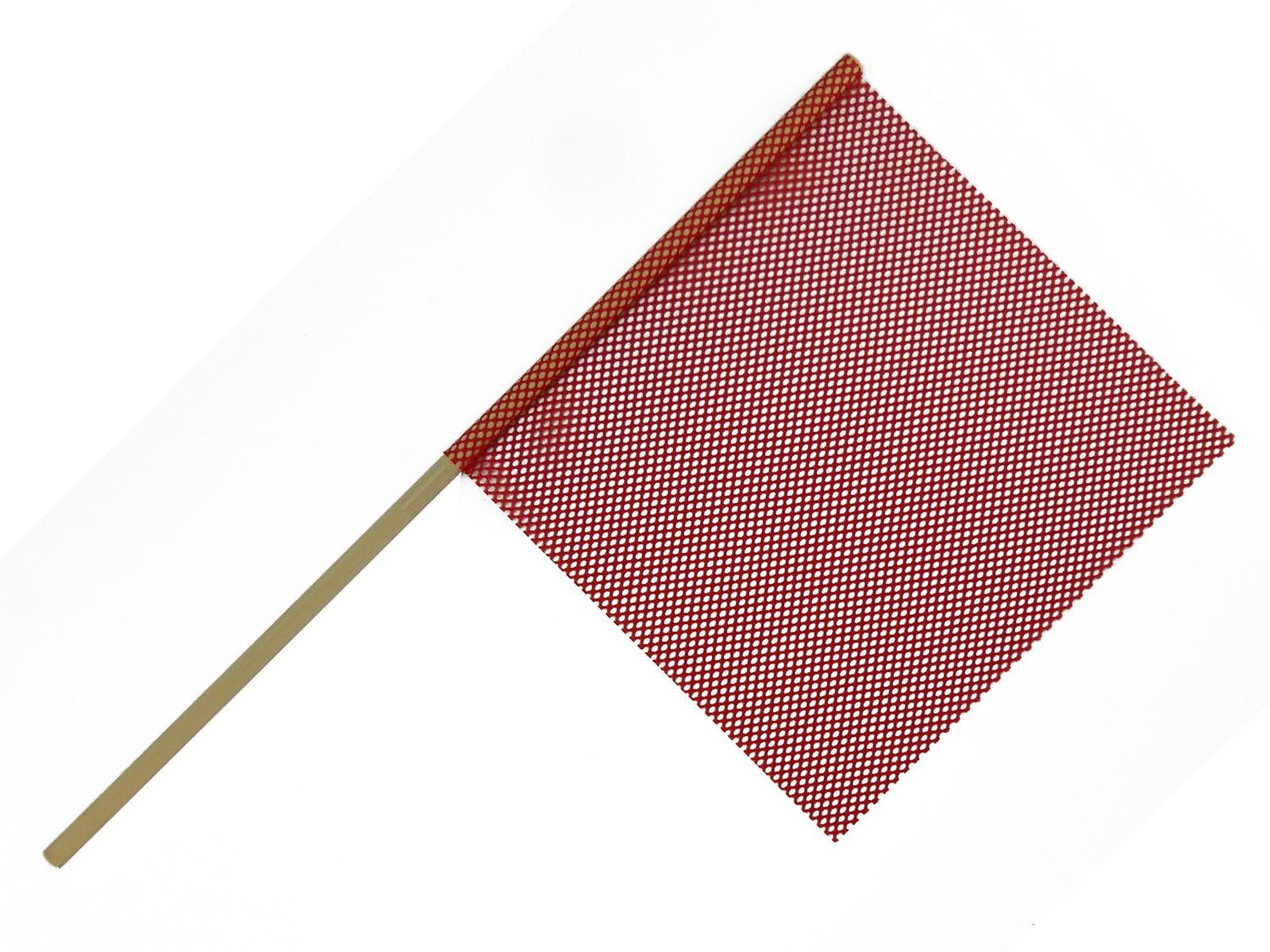 5/8" x 18" RED Dowel Warning Flag