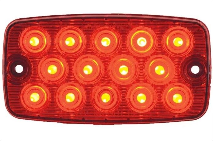 Maxxima Low Profile Red Stop / Tail / Turn Light w/ 14 LEDs