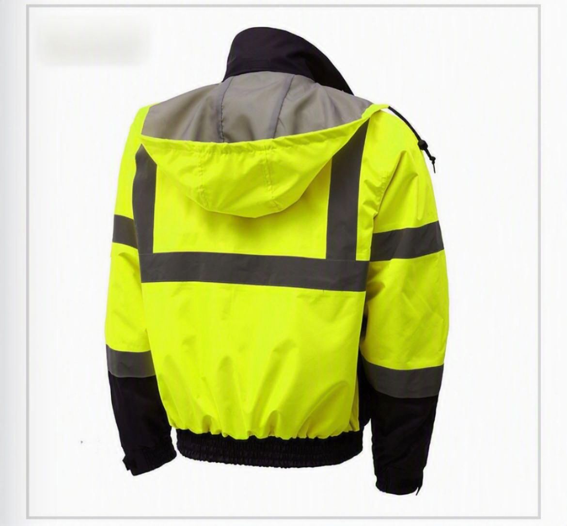 Hi-Vis Safety Lime, 3-IN-1, Class 3 Jacket w/Ripstop Bottom