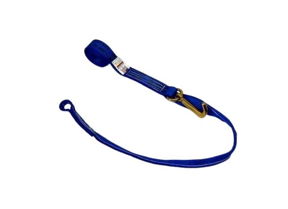 2" x 12' Loop Thru Strap w/ Mini J Hook - Diamond Weave