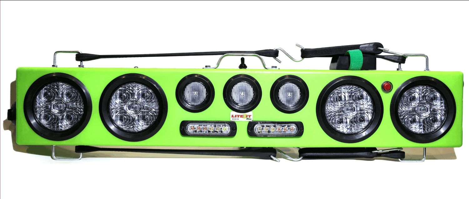 36″ Wireless Light Bar w/Strobes &amp; External Power Pack Battery