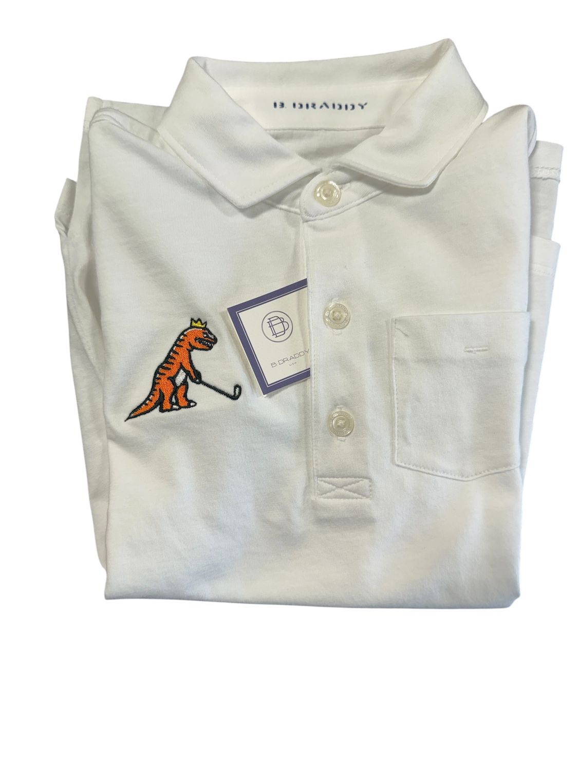 B Draddy Kids Polo, Colour: White