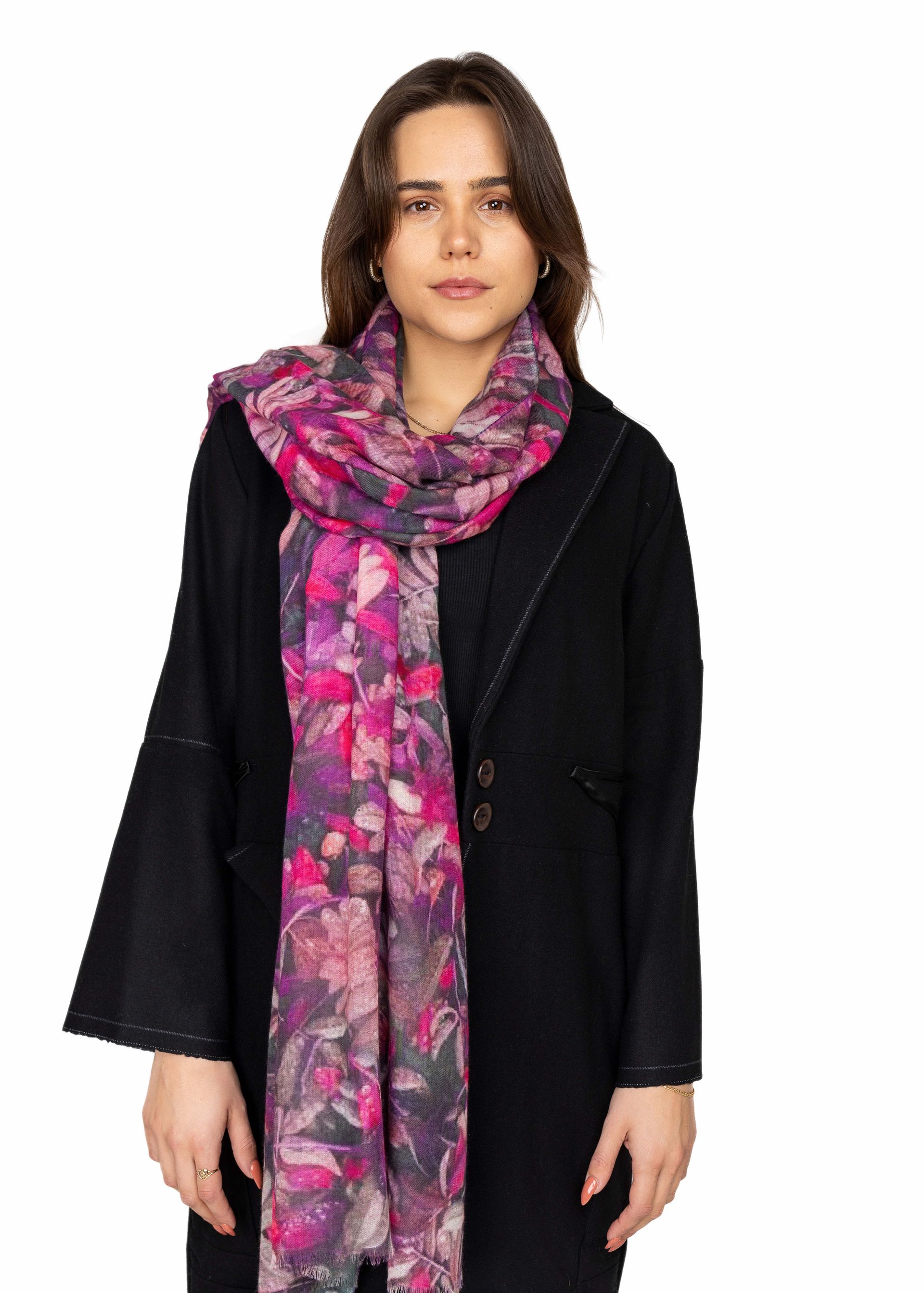 Carmela Wool Modal Scarf - Soft and Luxurious | DLUX