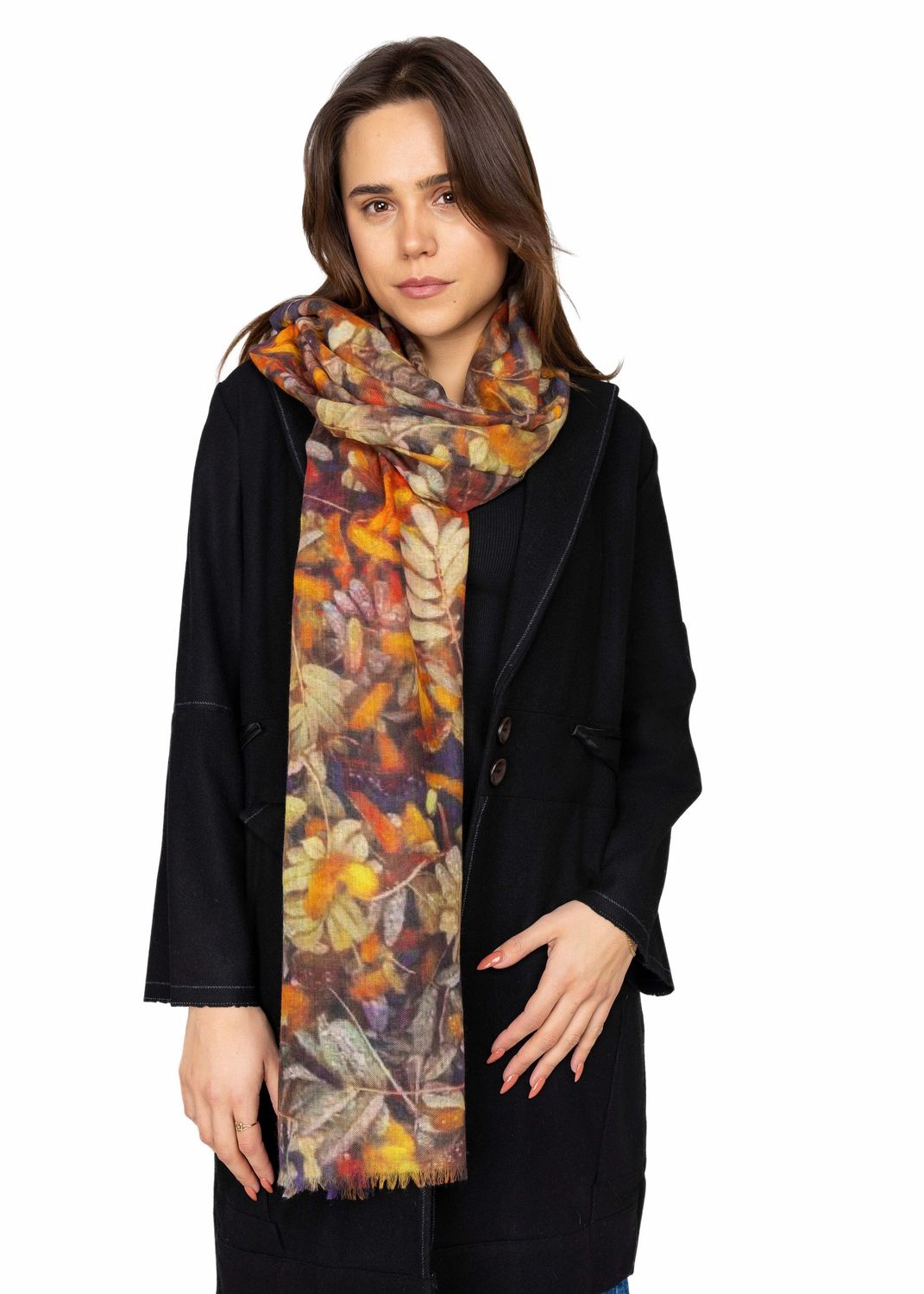 Carmela Wool Modal Scarf - Soft and Luxurious | DLUX