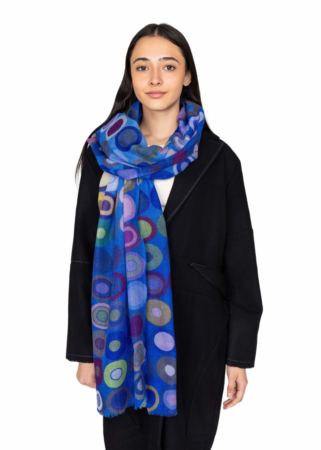 Modern Spot Pure Merino Wool Scarf