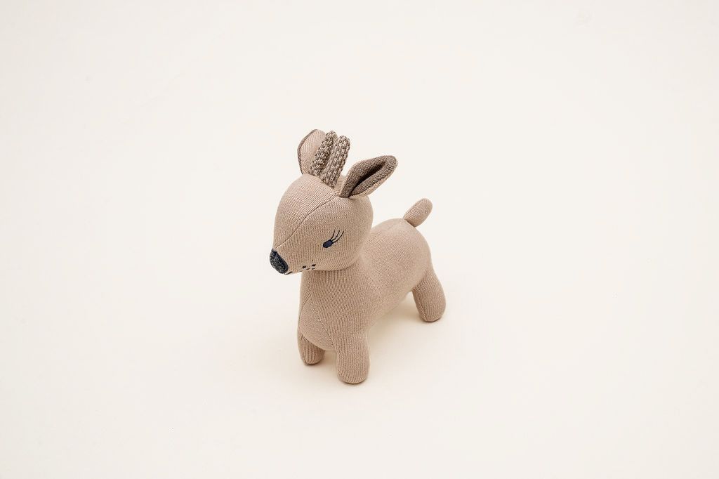 Gala Gazelle OEKO-TEX Cotton Knit Toy with Gentle Rattle Sound