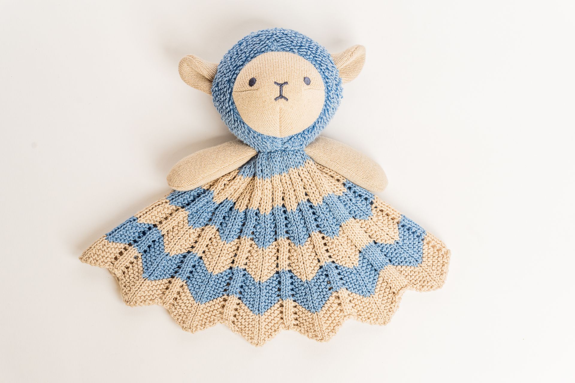 Snuggle OEKO-TEX Cotton Sheep Knit Baby Comforter