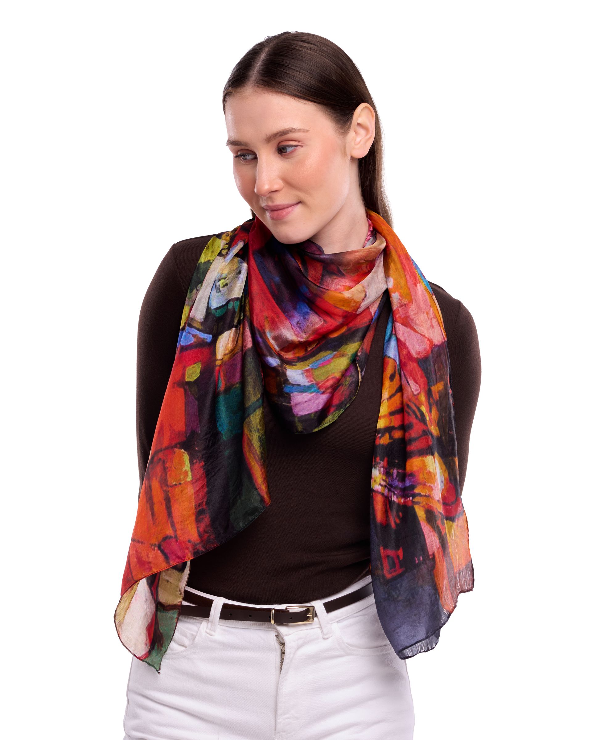 Hummingbird Pure Silk Scarf